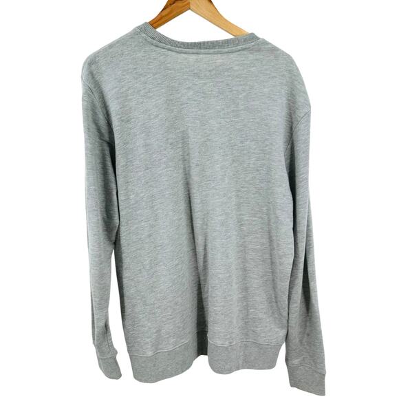 Champion‎ Gray French Terry Crew Neck Sweatshirt Men’s Large - Picture 4 of 9